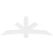 Ekena Millwork Alberta Architectural Grade PVC Gable Bracket, 84"W x 31 1/2"H x 6"D x 6"F, 9/12 Pitch GBP084X32X0606ALB00 - alternate 4